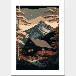 Rocky Mountain Hut Posters and Art